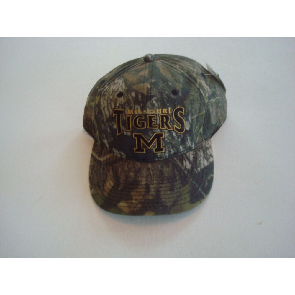 MISSOURI TIGERS CAMO TOW SCRIPT RARE‎ STRAPBACK  HAT CAP VINTAGE EE4